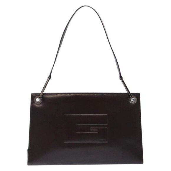 GUCCI Shoulder Bag Patent leather Brown Silver 001 3034 1705 Auth ep10769 - Picture 3 of 15